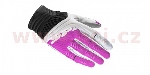 rukavice MEGA-X, SPIDI - Itálie, dámské (bílá/růžová)